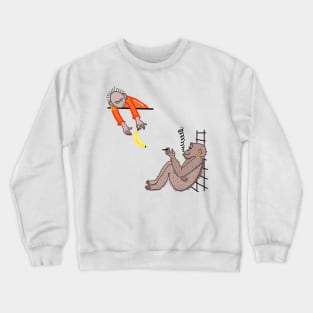 I WANT CIGGIES, NOT BANANAS, SILLY !! Crewneck Sweatshirt